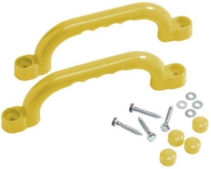 Poza cu Manere din plastic 25 cm - Galbene