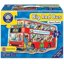 Imaginea Puzzle de podea Autobuzul (15 piese) BIG BUS