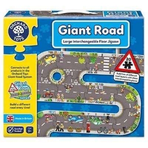 Poza cu Puzzle gigant de podea traseu masini (20 piese) GIANT ROAD JIGSAW