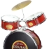 Poza cu Baterie, Set tobe Golden Drums