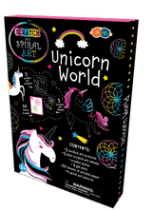 Poza cu Set Creatie Scratch & Spiral - Lumea Unicornilor