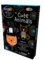 Poza cu Set Creatie Scratch & Spiral - Animale Dragute
