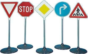 Poza cu Semne de circulatie 5 bucati