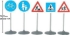 Poza cu Set ce contine 5 semne diferite de circulatie
