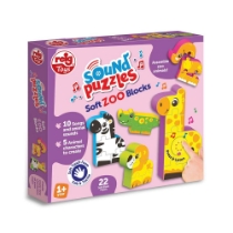 Poza cu Puzzle blocks cu sunete - Animale de la Zoo