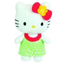 Poza cu Jucarie Plus Jemini 20cm Hello Kitty - Rochita Verde