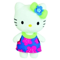 Poza cu Jucarie Plus Jemini 20cm Hello Kitty Floricele Roz