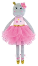 Poza cu Jucarie Plus Muzicala Jemini 40cm Balerina Hipopotam