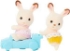 Poza cu Figurine Sylvanian Families-Gemenii Iepurasi Chocolate