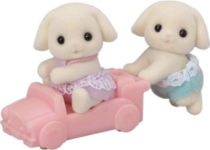 Poza cu Figurine Sylvanian Families-Gemenii Iepurasi Flora