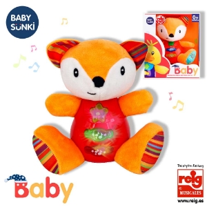 Poza cu Jucarie interactiva bebe cu sunete si lumini 15 cm - Vulpe