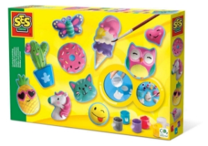 Poza cu Set Mulaj si Pictura-Figurine Colorate