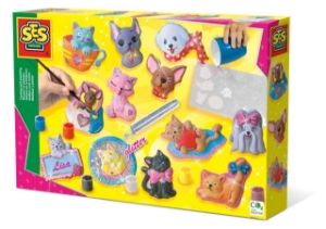 Poza cu Set Mulaj si Pictura-Pisici si Catei