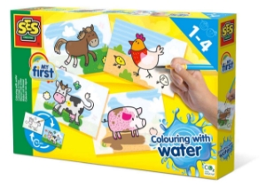 Poza cu Set de Pictat cu Apa-Ferma Animalelor