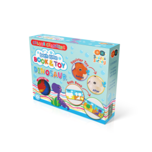 Poza cu Carte Si Jucarie Care Isi Schimba Culoarea - Dinozaur
