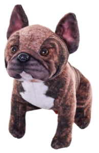 Poza cu Plus Wild Republic 14 cm Catel Cu Sunet Bulldog Francez