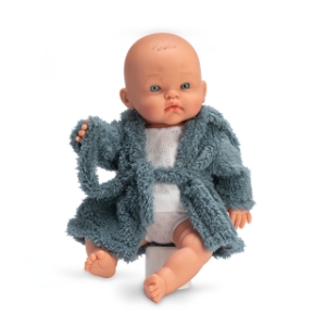 Bebelus Alex Cu Halat Albastru 36cm