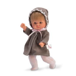 Poza cu Papusa Bomboncin Cu Hainuta si Gluga 20cm