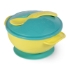 Poza cu Bol Galben Cu Ventuza, Capac Si Lingurita Baboo 6 luni+