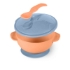 Poza cu Bol Portocaliu Cu Ventuza, Capac Si Lingurita Baboo 6 luni+