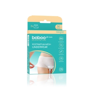 Poza cu Set Chiloti Postnatali Din Plasa Baboo - 2 bucati, Marime M