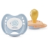 Poza cu Suzeta Rotunda din Latex Calmy Baboo - Bleu, 2 bucati, 6 luni+